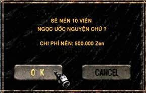 Nén ngọc game Mu Online